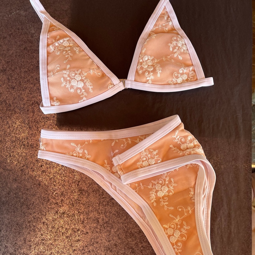 Caicos Stiched Lace Bohemian Overlay Bikini - Picture 10 of 13